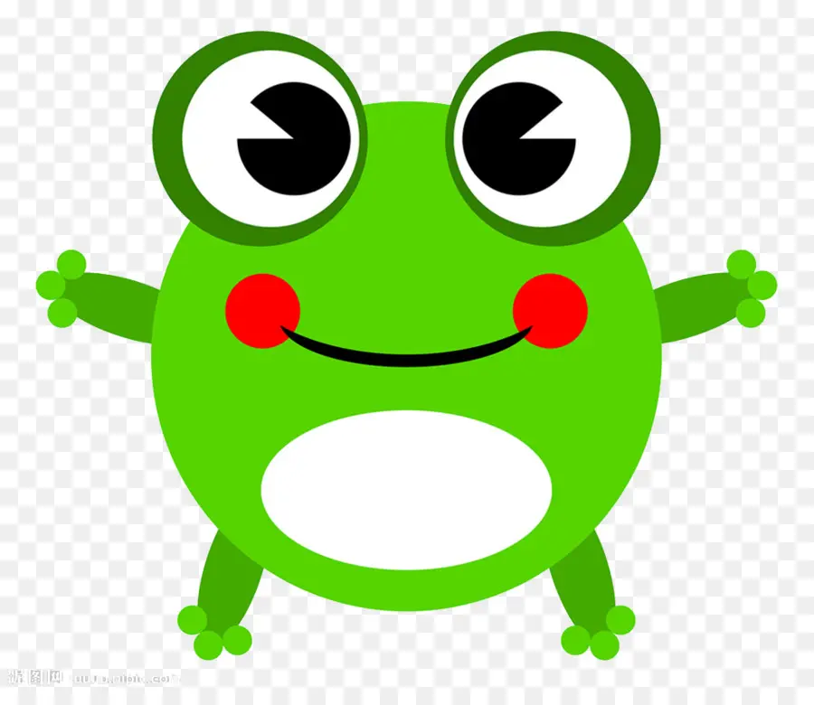 Grenouille Verte，Dessin Animé PNG