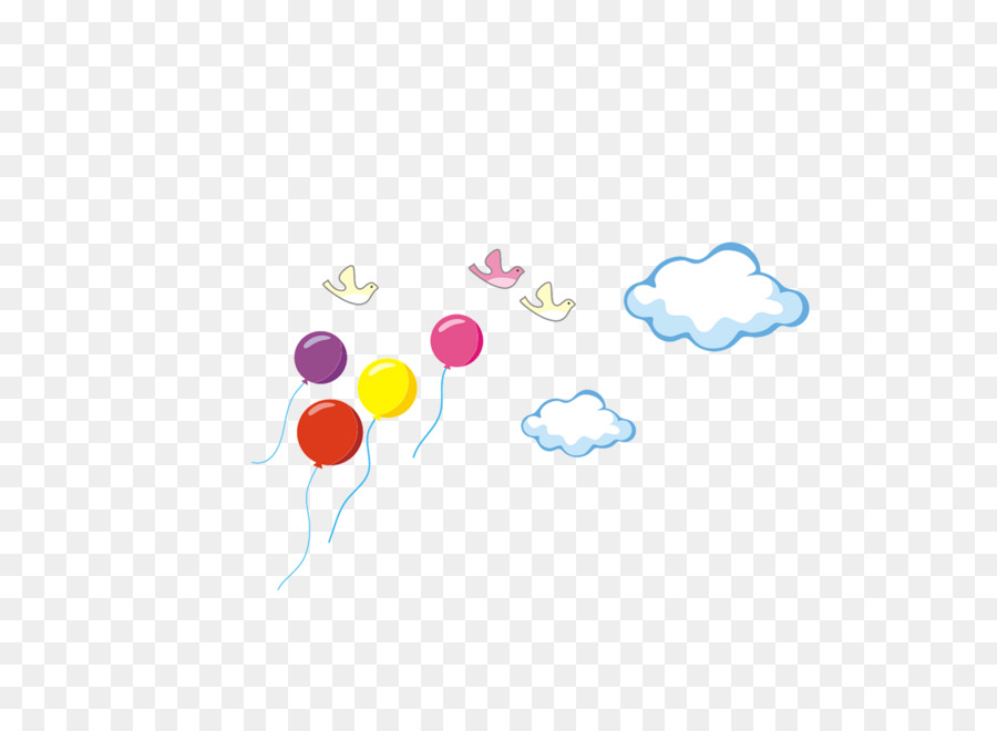 Ballons，Nuages PNG