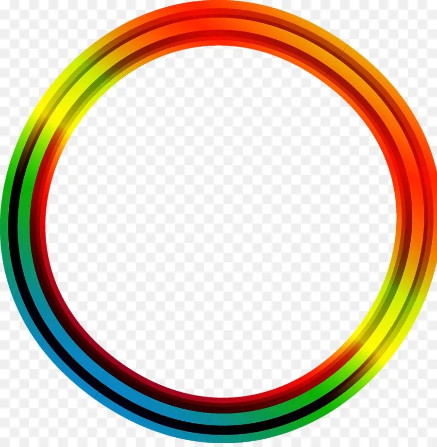 Cercle Coloré，Arc En Ciel PNG