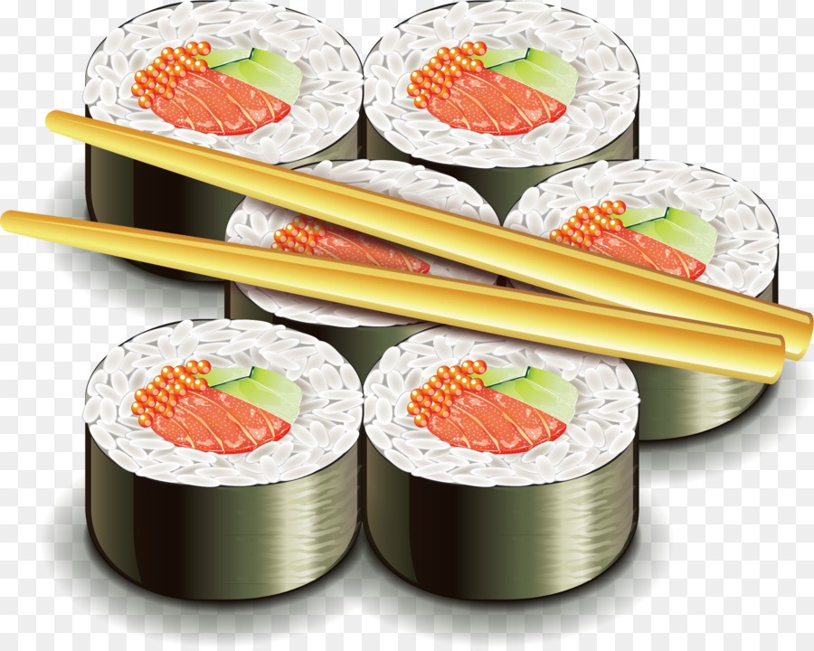 Rouleaux De Sushi，Baguettes PNG