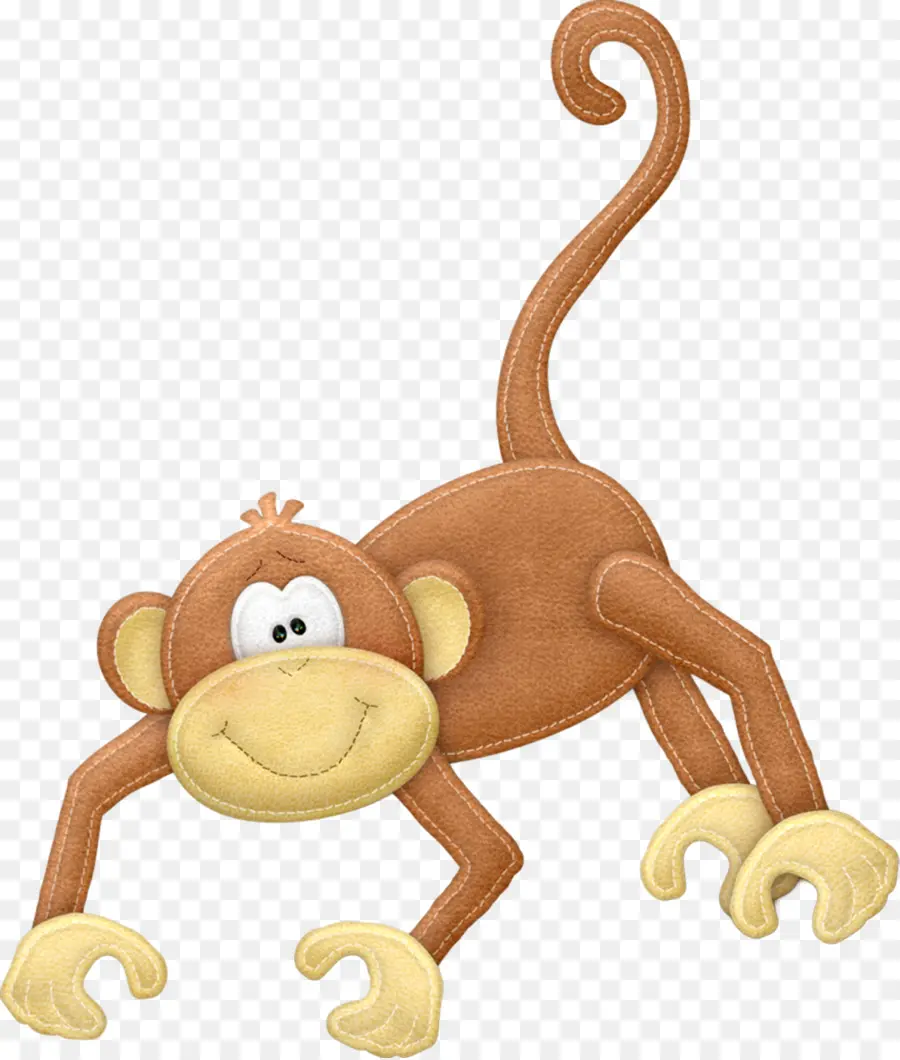 Singe De Dessin Animé，Mignon PNG