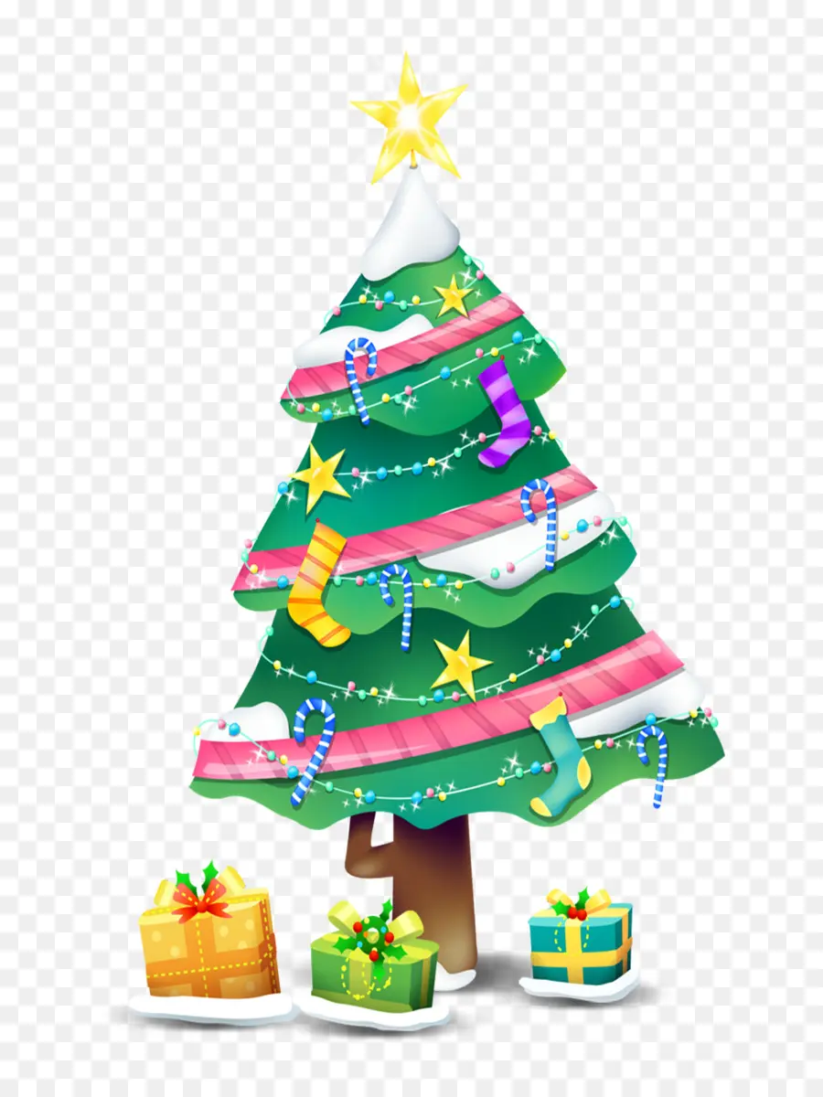 Arbre De Noël，Étoile PNG