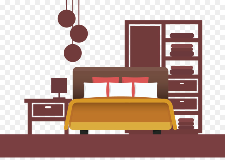 Chambre à Coucher，Meubles PNG