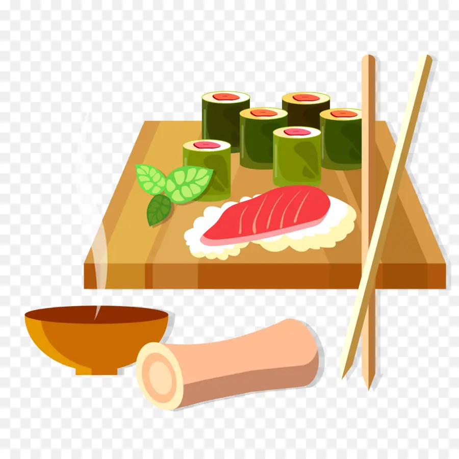 Sushis，Rouleaux PNG