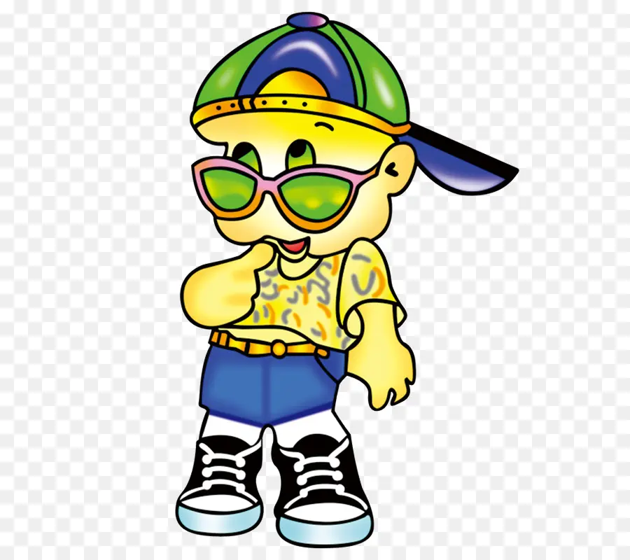 Enfant De Dessin Animé，Cool PNG