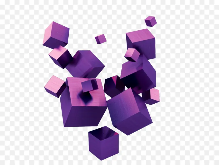 Cubes，3d PNG