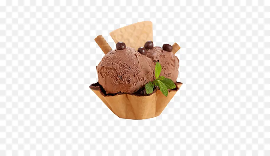 Glace Au Chocolat，Glace PNG