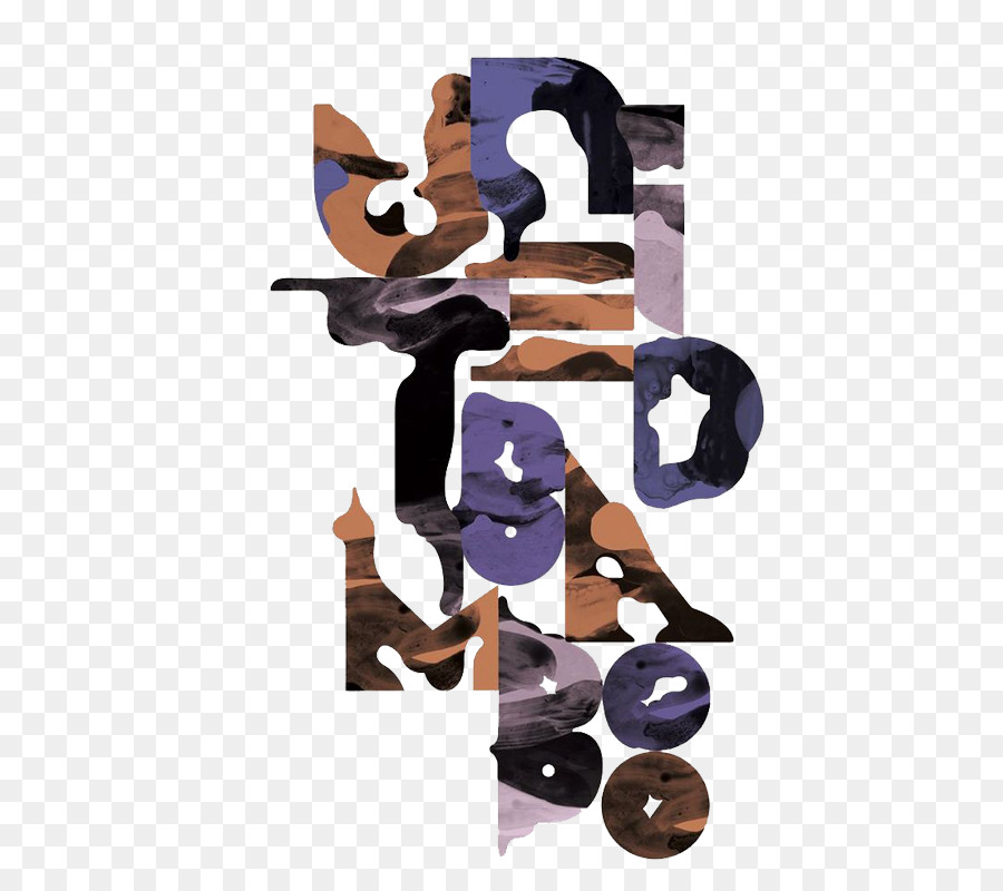 Lettres Abstraites，Typographie PNG