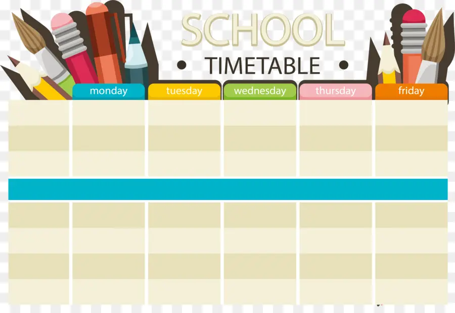 Horaire Scolaire，Calendrier PNG