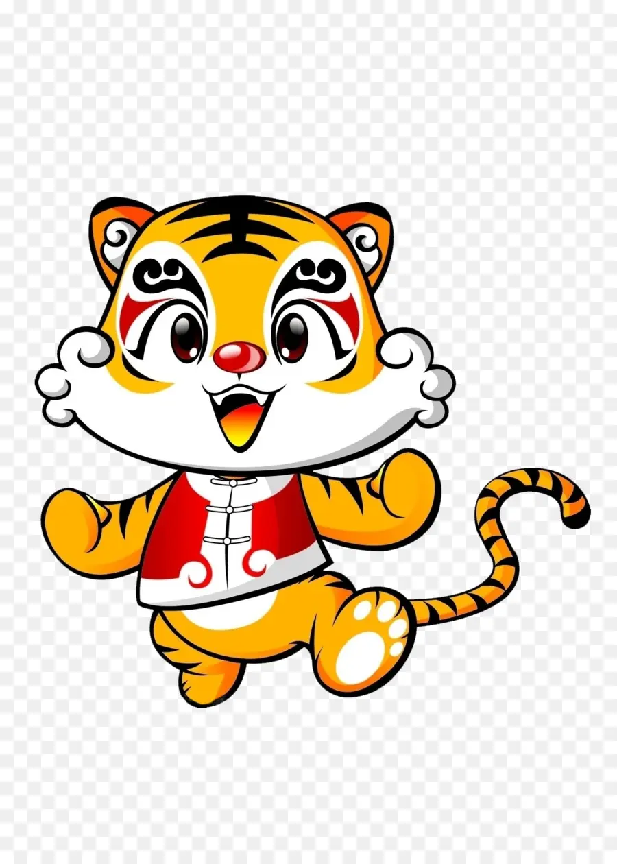 Tigre De Dessin Animé，Mignon PNG