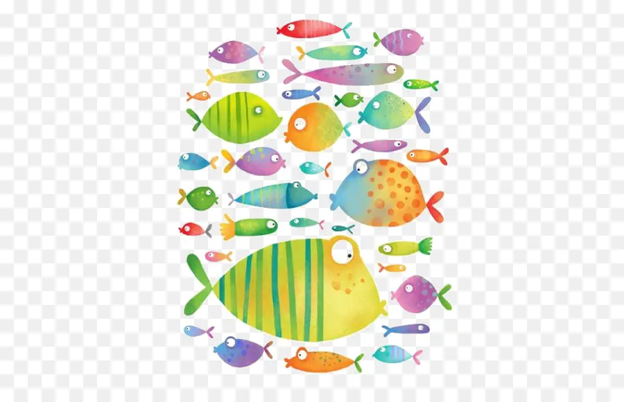 Poisson Coloré，Aquatique PNG