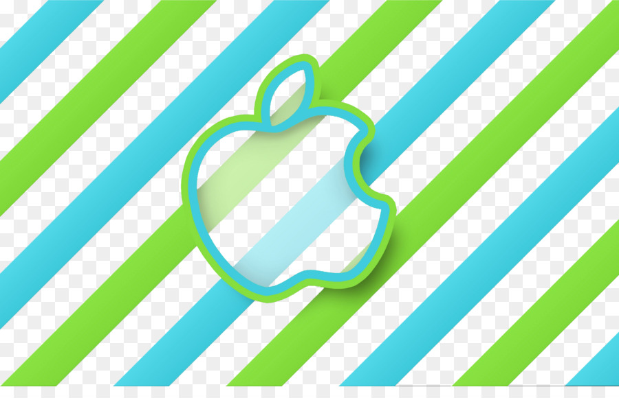 Logo Pomme，Vert PNG