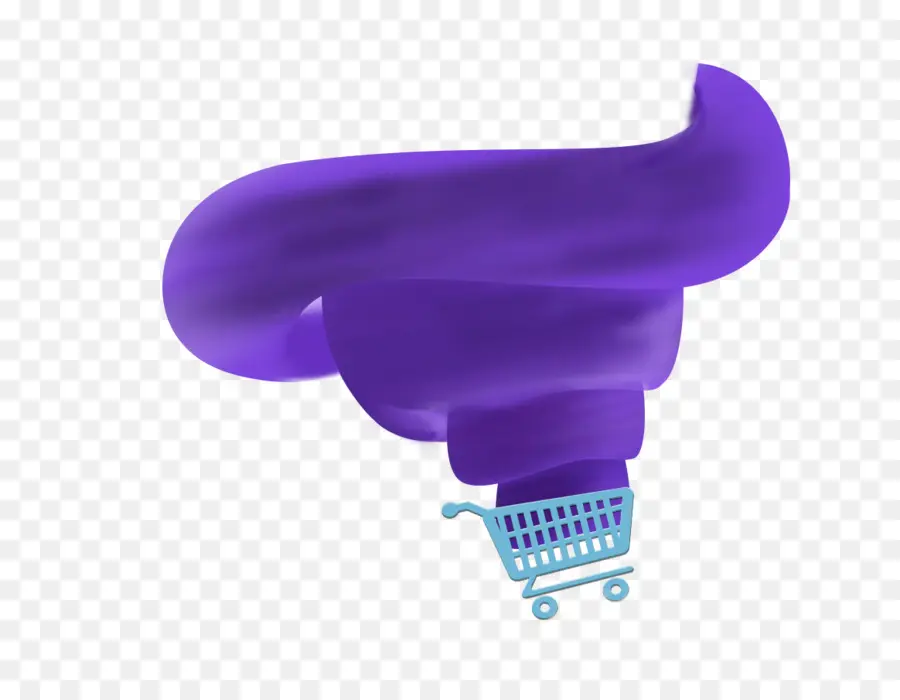 Tornade Violette，Panier PNG