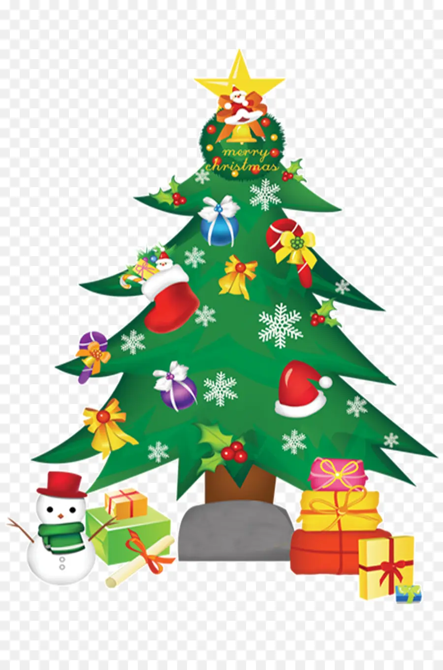 Arbre De Noël，Étoile PNG