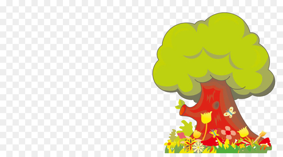 Arbre，Dessin Animé PNG