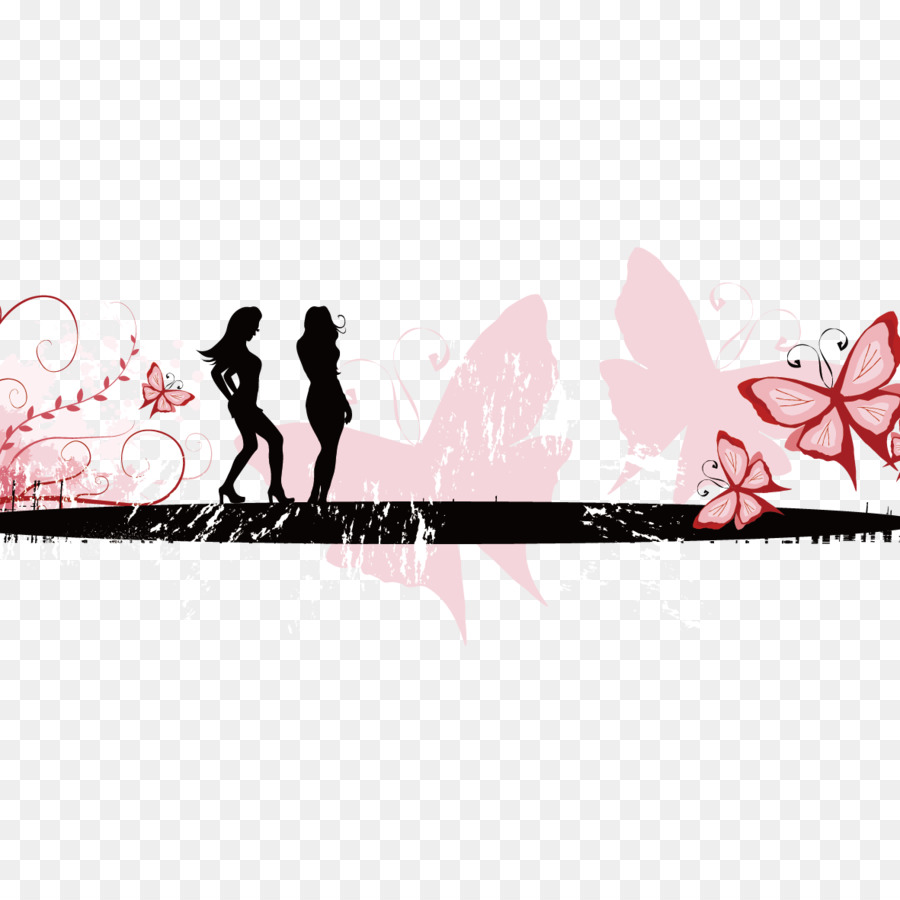 Silhouettes，Femmes PNG