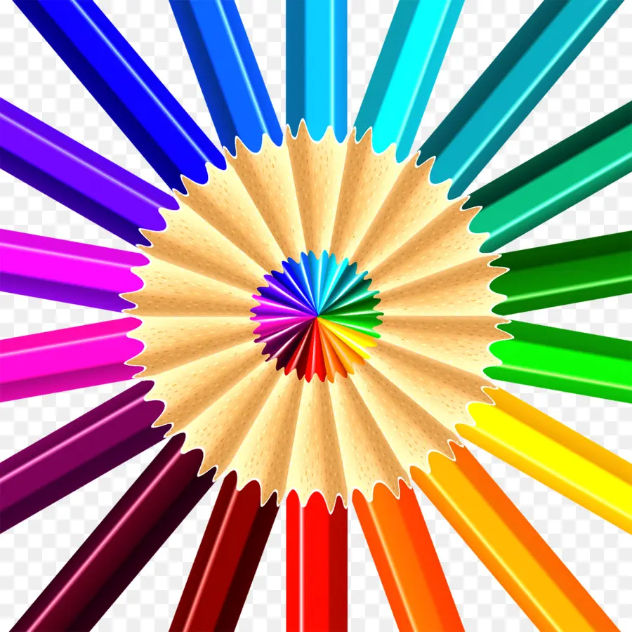 Crayons Colorés，Dessin PNG