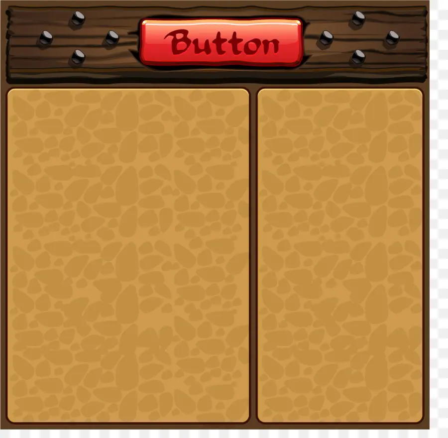 Bouton，En Bois PNG