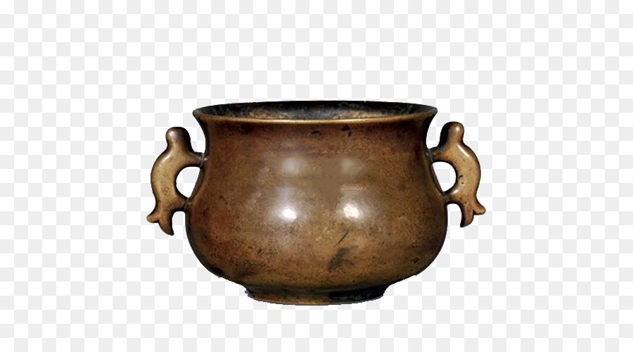 Pot En Bronze，Antique PNG