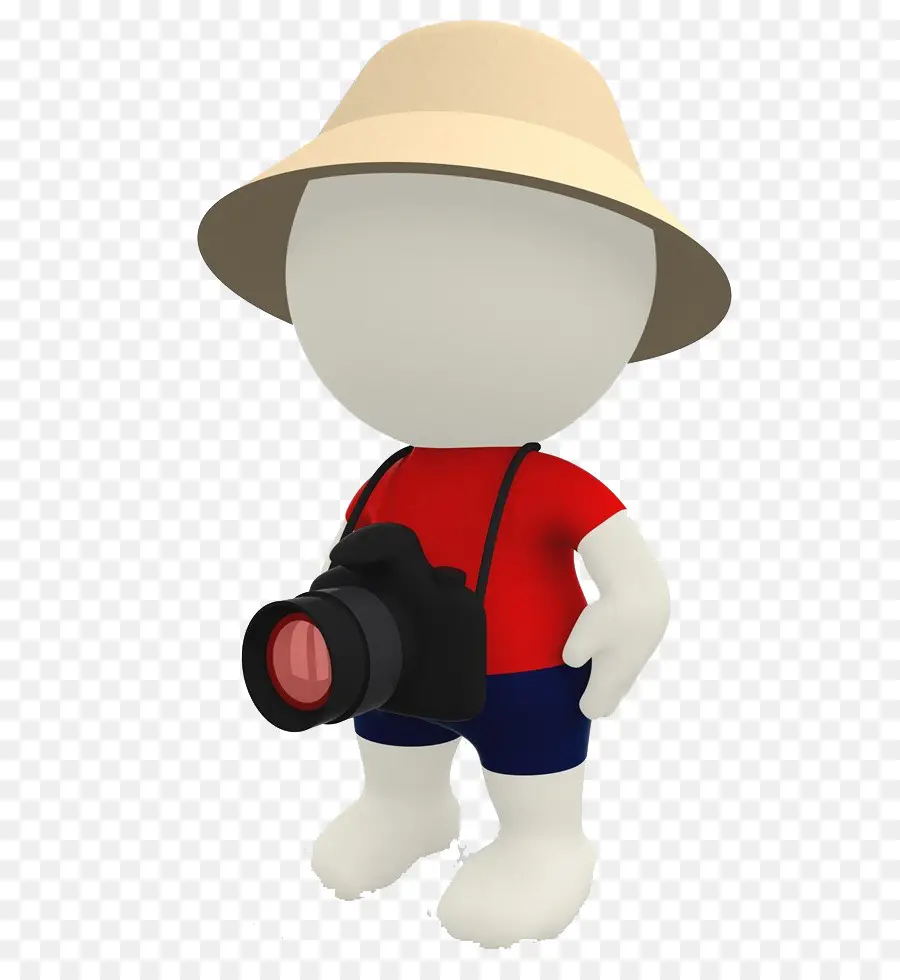 Touriste De Dessin Animé，Caméra PNG