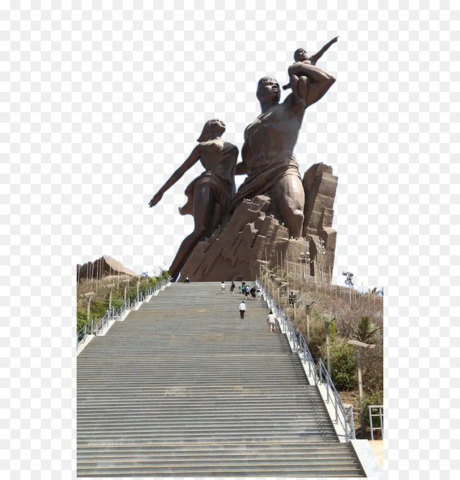 Monument De La Renaissance Africaine，Statue De La Liberté PNG