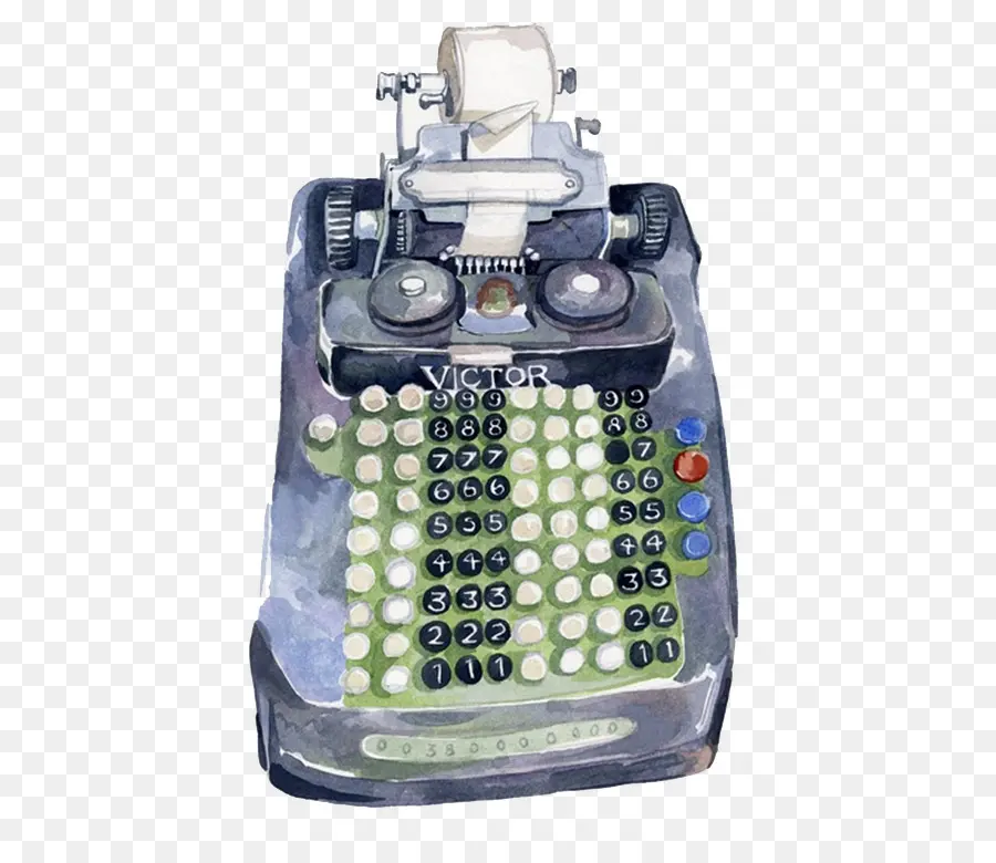 Calculatrice Vintage，Vieille Machine PNG