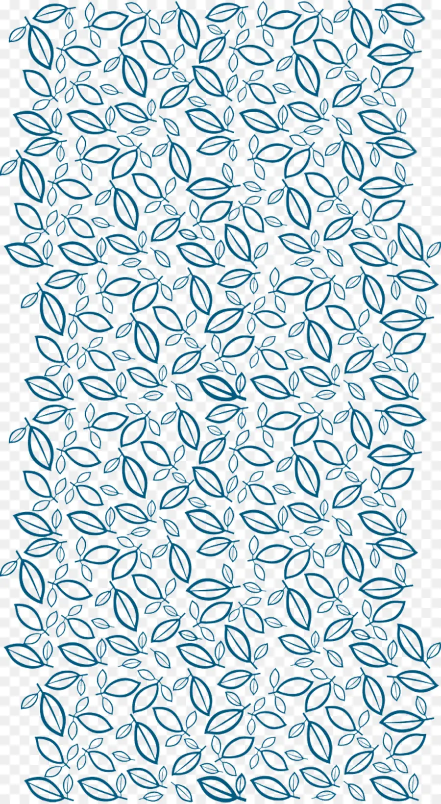 Feuilles，Bleu PNG