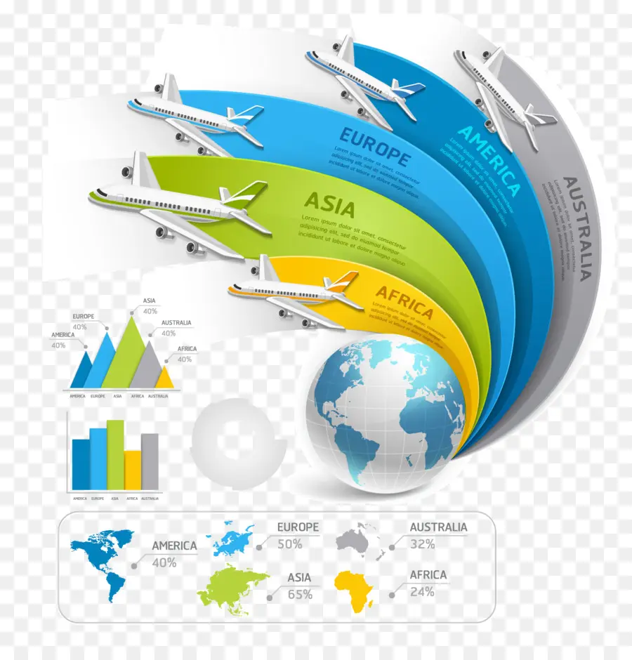 Avions，Continents PNG