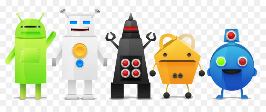 Robot，Pousser La Panique PNG