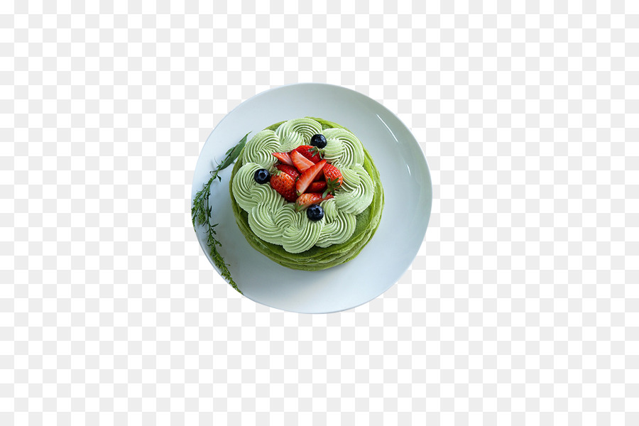 Gâteau Vert，Fraises PNG