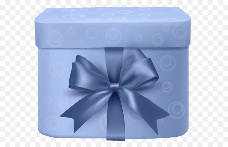 Coffret Cadeau，Bleu PNG