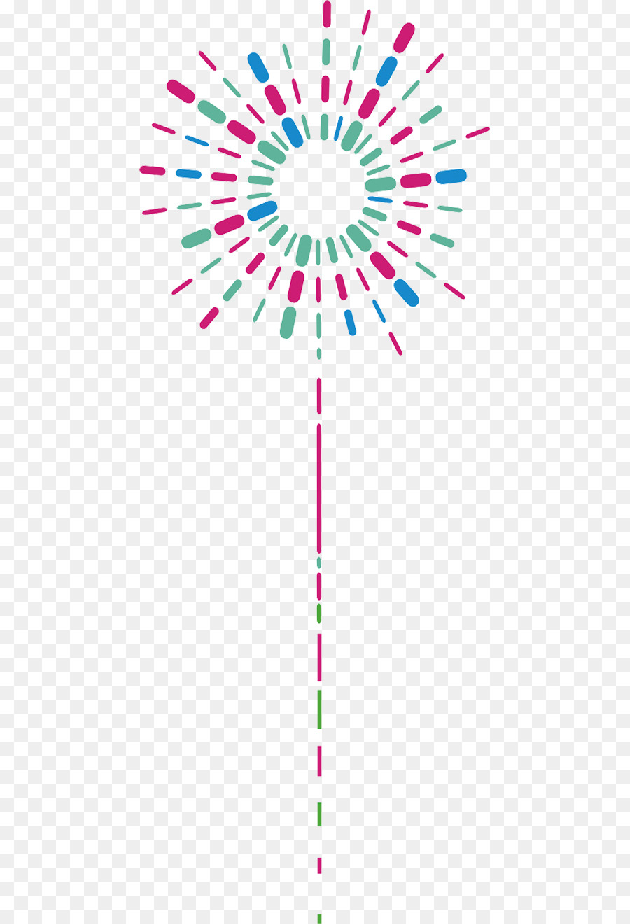 Feu D'artifice，Coloré PNG