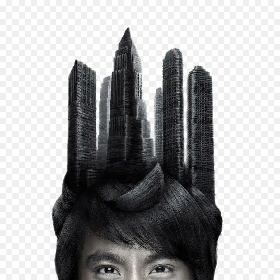 Ville Dans Les Cheveux，Cheveux PNG