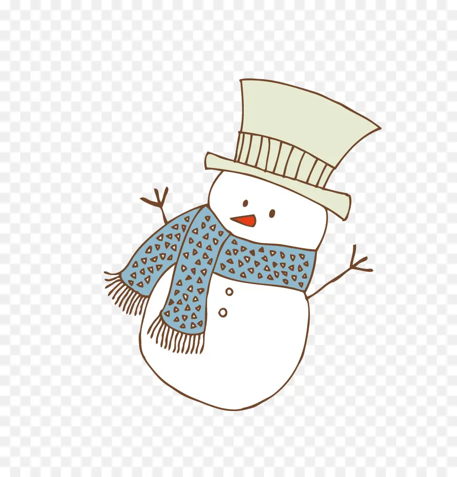 Bonhomme De Neige，Foulard PNG