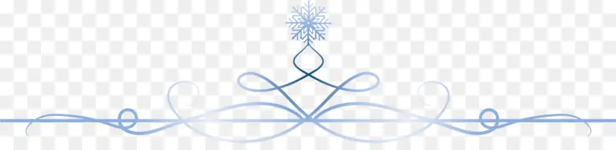 Flocon De Neige Bleu，Hiver PNG