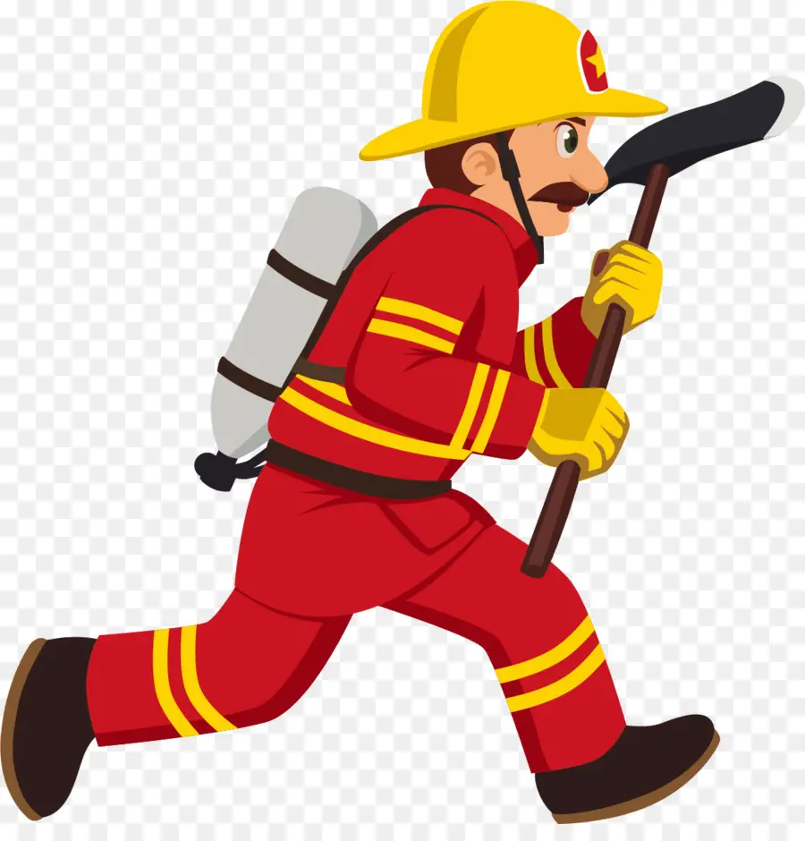 Sapeur Pompier，Dessin Animé PNG