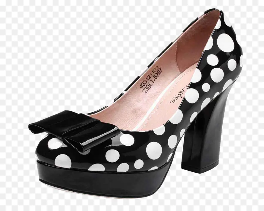 Chaussure à Pois，Talons PNG