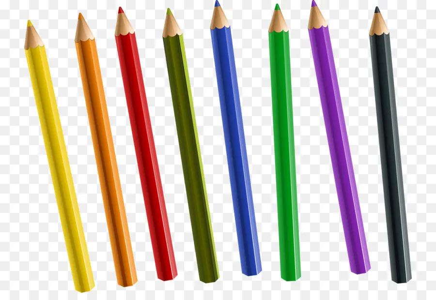 Crayons De Couleur，Crayons PNG