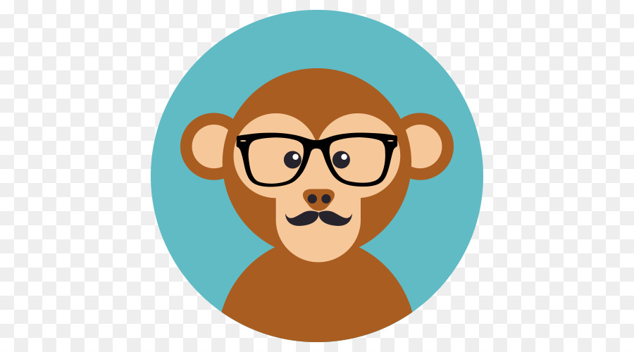 Singe à Lunettes，Lunettes PNG