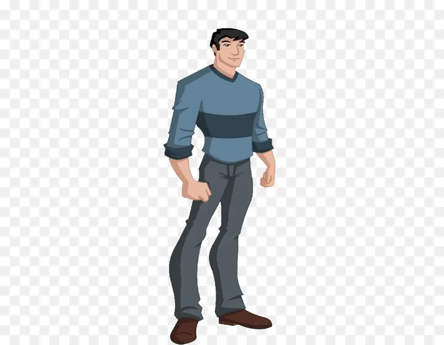 Homme Décontracté，Chemise Bleue PNG