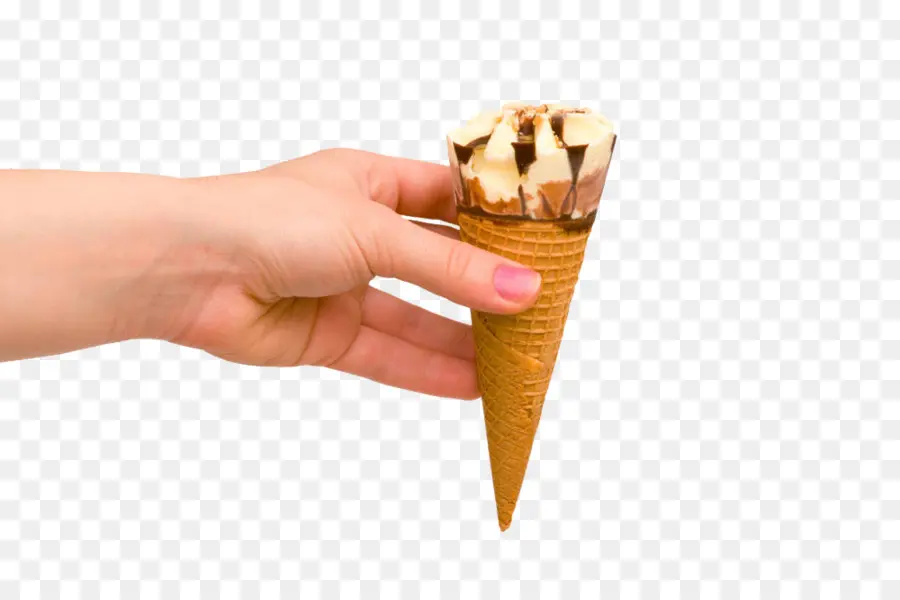 Cornet De Crème Glacée，Dessert PNG