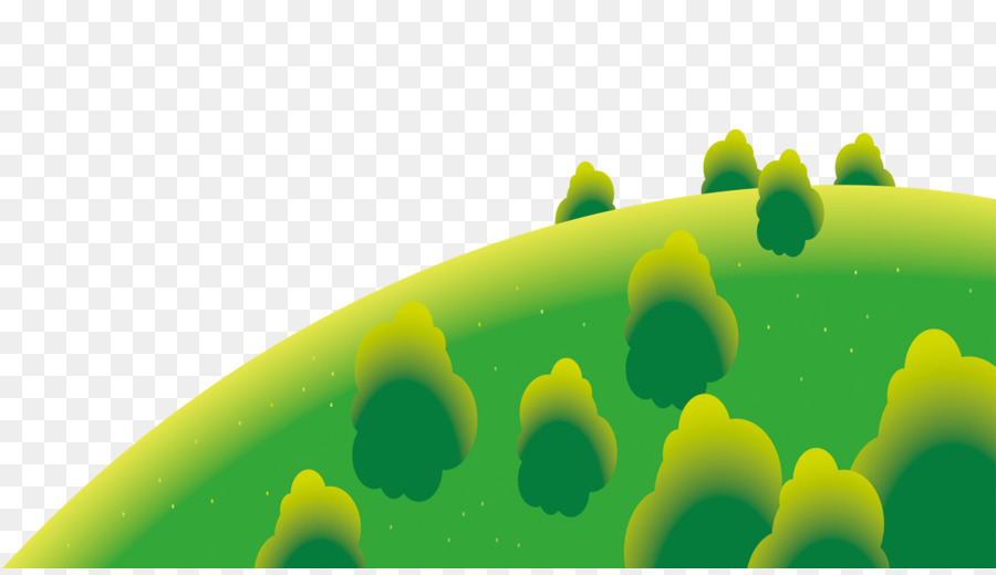 Paysage Vert，Arbres PNG