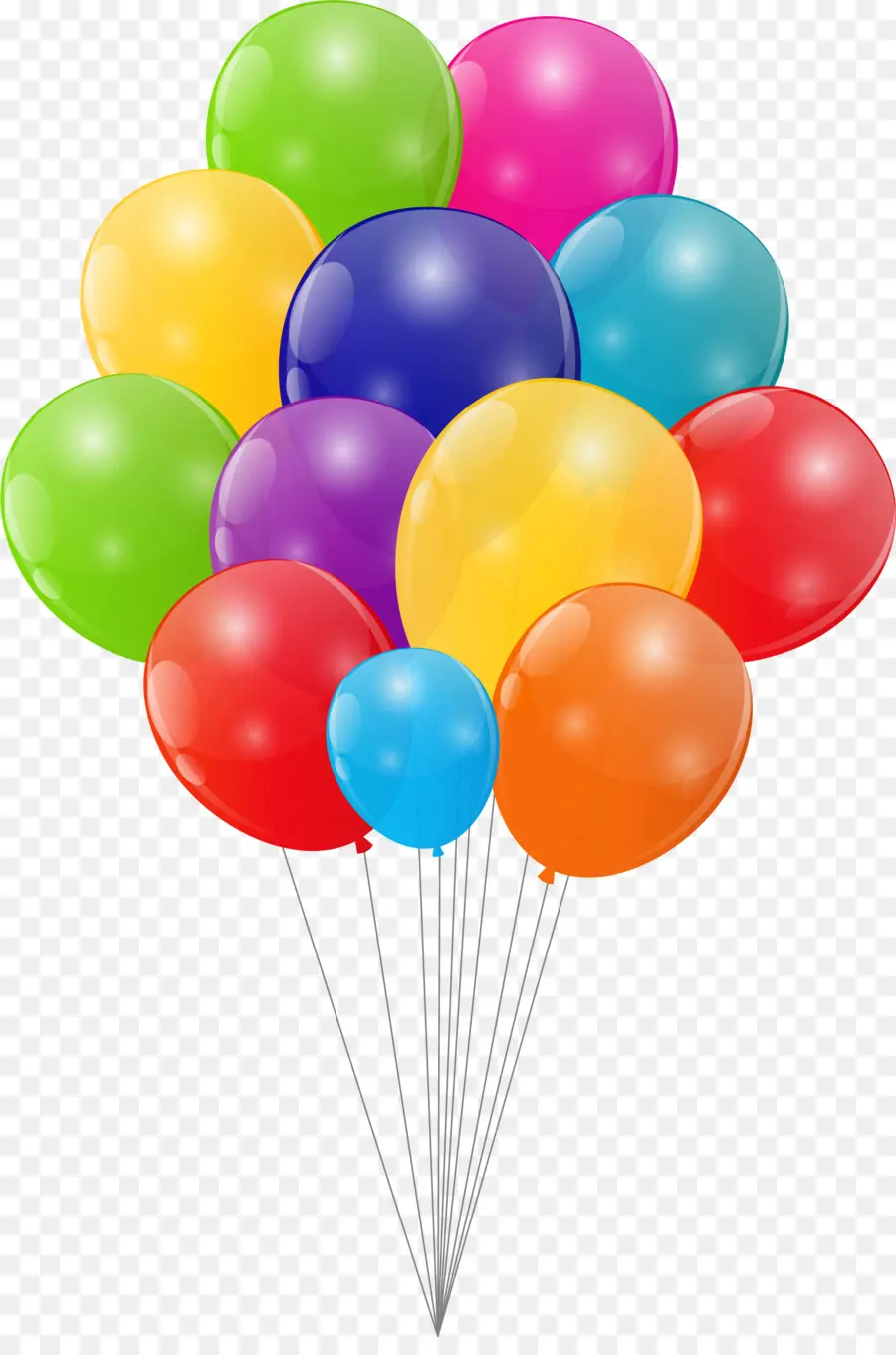 Ballons Colorés，Ballons PNG