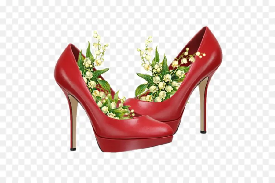 Talons à Fleurs Rouges，Fleurs PNG