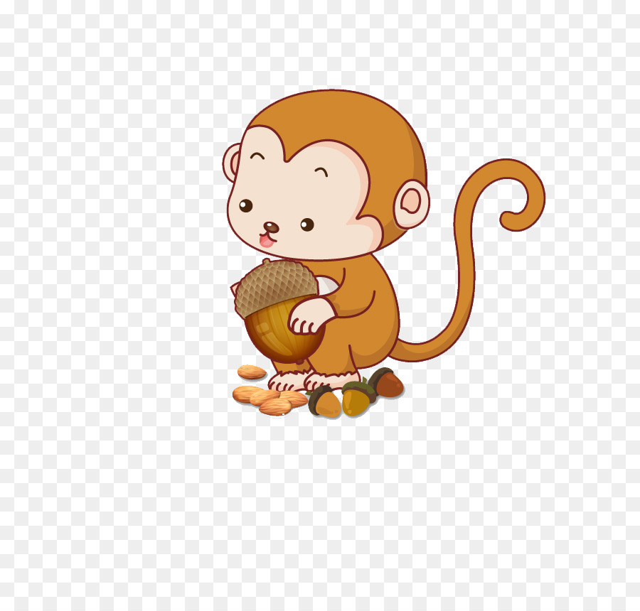 Dessin Animé，Singe PNG