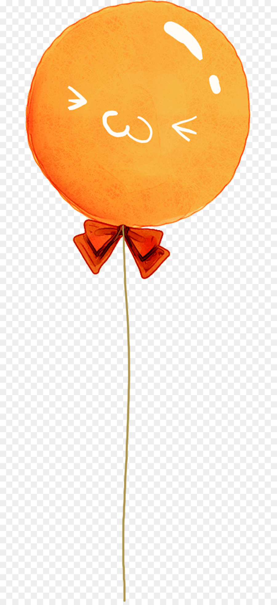 Ballon Orange，Affronter PNG