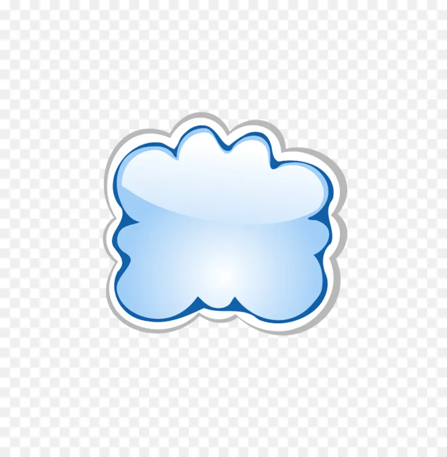 Nuage，Bleu PNG