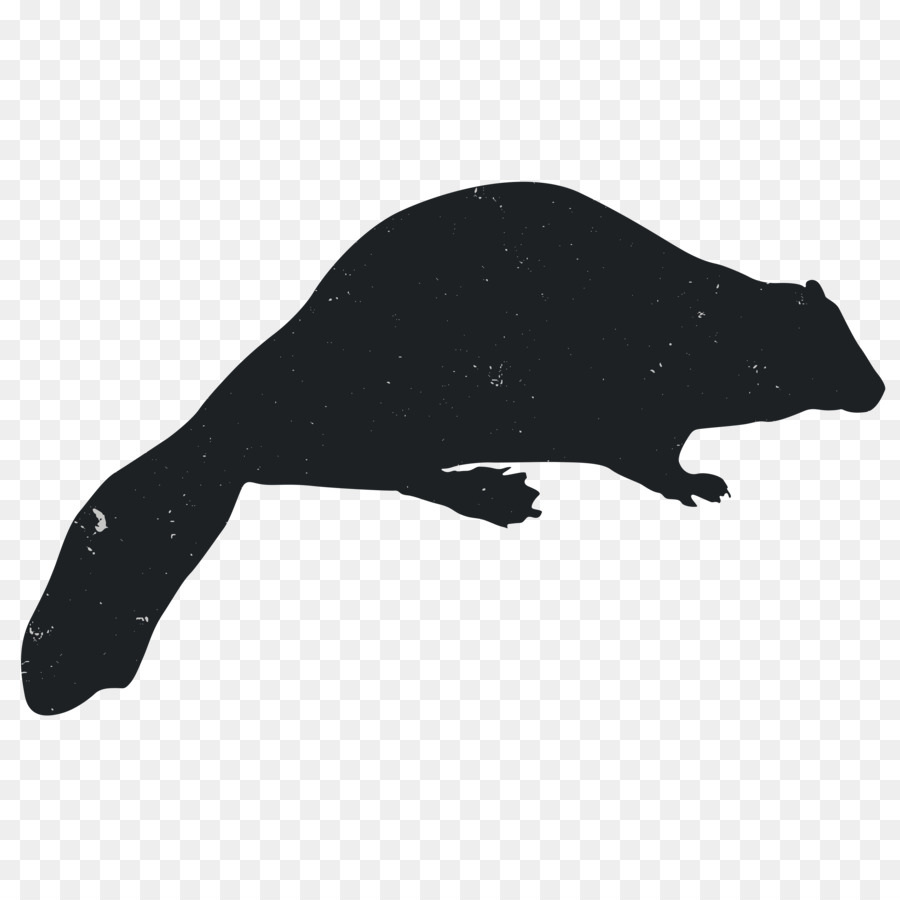 Silhouette，Rat PNG