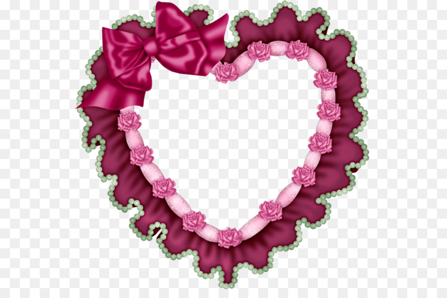 Couronne De Coeur，Rose PNG