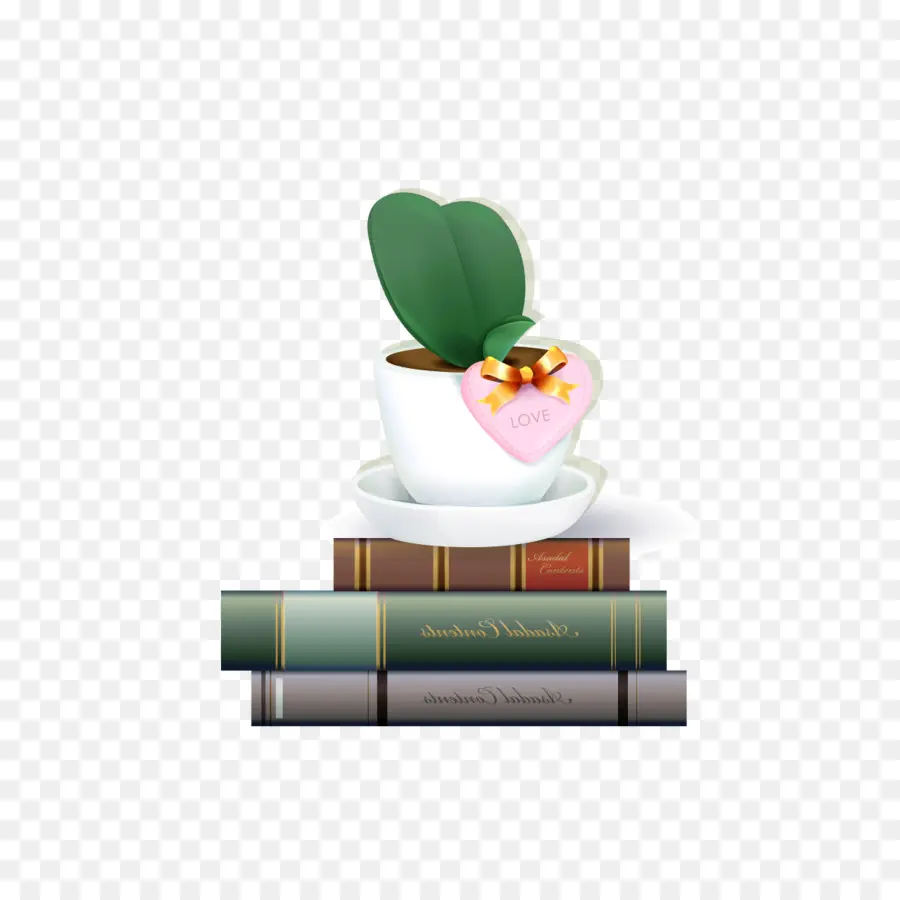 Plante En Pot，Livres PNG